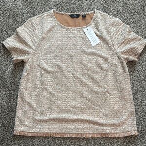 G by Giuliana Tan Sequin Boxy Blouse